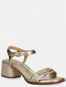 Sandały na obcasie MICHAEL Michael Kors  złote 40R5MAMS1M.740