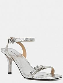 Sandały na szpilce MICHAEL Michael Kors  srebrne 40S5DTMS1M.040