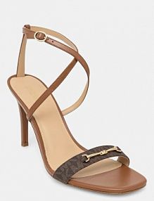 Sandały na szpilce MICHAEL Michael Kors  brązowe 40S5LEHS1B.227