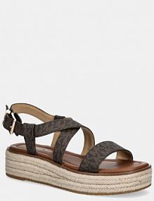 Espadryle MICHAEL Michael Kors  brązowe damskie 40S5LYFS1B.200