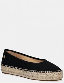 Espadryle Lauren Ralph Lauren  czarne damskie 802959187001.001