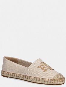Espadryle Lauren Ralph Lauren  beżowe damskie 802962171004.200