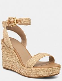 Sandały na koturnie Lauren Ralph Lauren  beżowe 802966869001.101