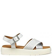 Sandały na koturnie Geox  białe D550NF.0BCDS.C1000