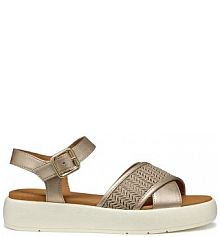 Sandały na koturnie Geox  beżowe D550NF.0NFDS.CB500