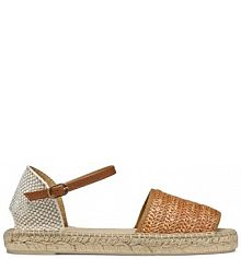 Espadryle Geox  brązowe damskie D55V0B.02MLM.C5FH6