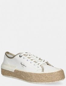 Tenisówki Pepe Jeans  białe damskie PLS31595