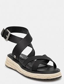 Sandały Pepe Jeans  czarne damskie PLS90692