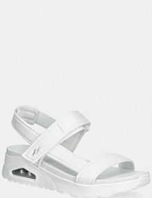 Sandały na koturnie Skechers  białe 119813