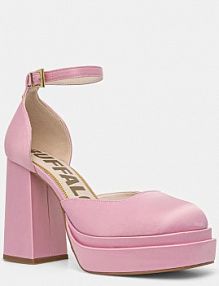 Sandały na słupku Buffalo  różowe 1290200.ROS