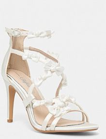 Sandały na obcasie Buffalo  białe 1291624.IVRY