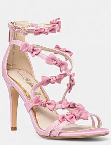 Sandały na obcasie Buffalo  różowe 1291625.ROS