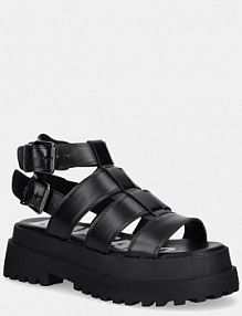 Sandały Buffalo  czarne damskie 1602269.BLK