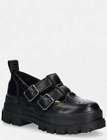 Mokasyny Buffalo  czarne damskie 1620031.BLK