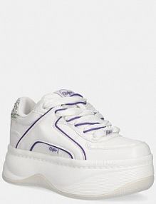 Sneakersy Buffalo  białe damskie 1636341.WHT