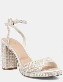 Sandały na słupku ALDO  beżowe 13918881