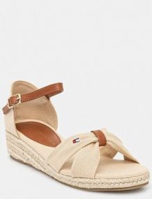 Espadryle Tommy Hilfiger  beżowe dziecięce T3A7.33801.35.40