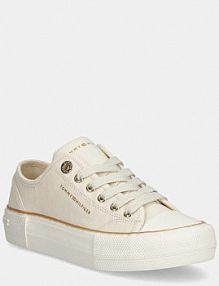 Tenisówki Tommy Hilfiger  beżowe dziecięce T3A9.33733.30.34