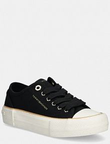 Tenisówki Tommy Hilfiger  czarne dziecięce T3A9.33733.30.34