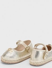 Espadryle Mayoral  złote dziecięce 41642.42A.Baby.PPYA