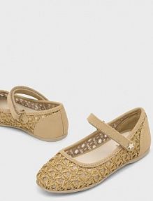 Baleriny Mayoral  brązowe dziecięce 43621.55B.Kids.PPYA