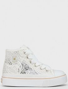 Trampki wysokie Mayoral  białe dziecięce 45613.51A.Kids.PPYA