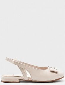 Baleriny Mayoral  beżowe dziecięce 45623.56A.Kids.PPYA