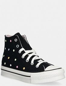 Trampki wysokie Converse  czarne dziecięce A12609C