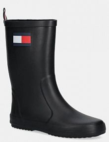 Kalosze Tommy Hilfiger  czarne dziecięce T3XC.33923.35.39