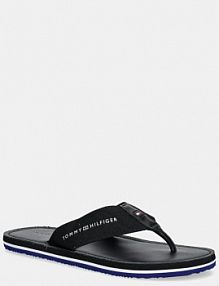 Japonki Tommy Hilfiger  czarne męskie FM0FM05442