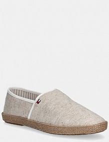 Espadryle Tommy Hilfiger  beżowe męskie FM0FM05391