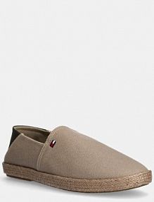 Espadryle Tommy Hilfiger  zielone męskie FM0FM05353