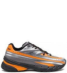 Sneakersy Diesel  srebrne męskie Y03436.P8138.HA643