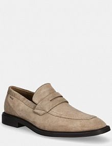 Mokasyny HUGO  brązowe męskie 50541762.064