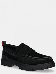 Mokasyny HUGO  czarne męskie 50541827.001