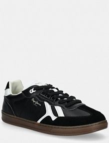 Sneakersy Pepe Jeans  czarne męskie PMS00042