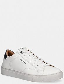 Sneakersy Pepe Jeans  białe męskie PMS00048