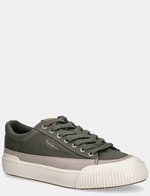 Tenisówki Pepe Jeans  zielone męskie PMS31075