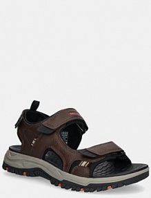 Sandały Skechers  brązowe męskie 205139