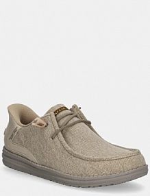 Mokasyny Skechers  beżowe męskie 210959