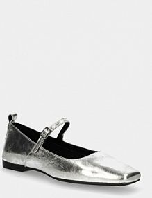 Baleriny Vagabond Shoemakers  srebrne damskie 5307.483.79