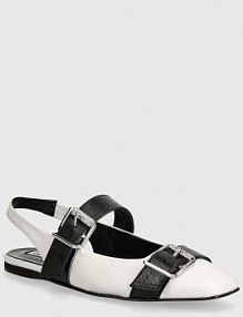 Baleriny Karl Lagerfeld  białe damskie KL40186.010