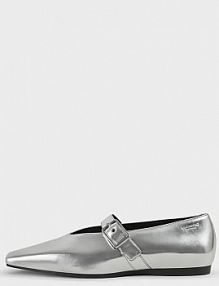 Baleriny Vagabond Shoemakers  srebrne damskie 5701.283.79