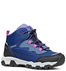 Buty turystyczne Geox  niebieskie dziecięce J464LB.050FU.28.35