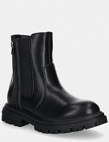 Trapery Calvin Klein Jeans  czarne dziecięce V3A5.81019.