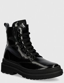 Trapery Calvin Klein Jeans  czarne dziecięce V4A5.81031.35.39