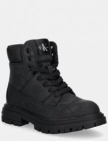 Śniegowce Calvin Klein Jeans  czarne dziecięce V3X5.81095.30.34