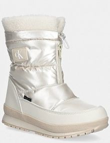 Śniegowce Calvin Klein Jeans  srebrne dziecięce V3A5.81038.35.39