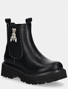 Botki PATRIZIA PEPE  czarne dziecięce PPJ885.35.41