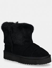 Śniegowce PATRIZIA PEPE  czarne dziecięce PPD941